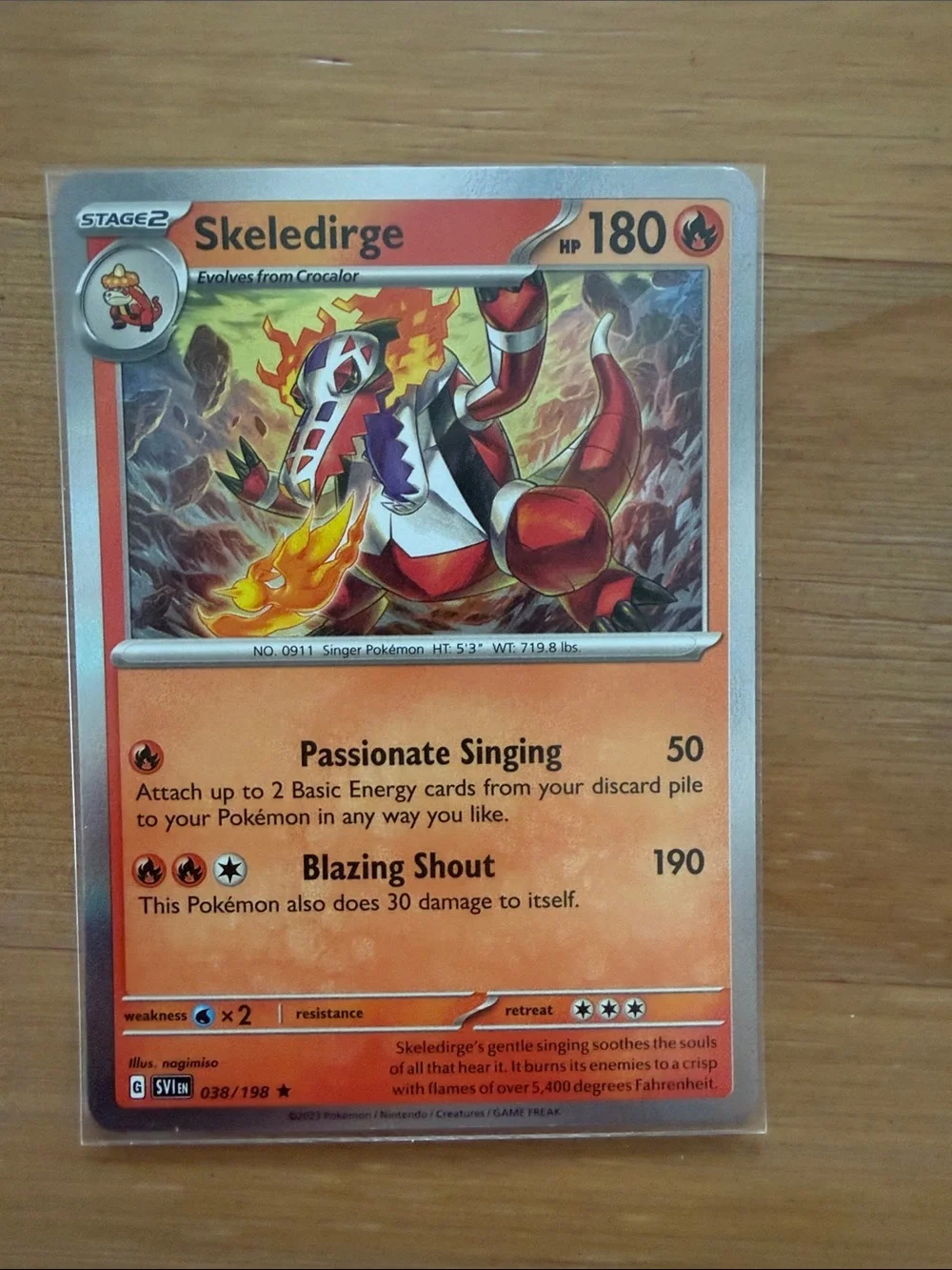 Fuecoco & Skeledirge Pokémon Lot | 4 Cards | Reverse Holo ✨5/$25✨
